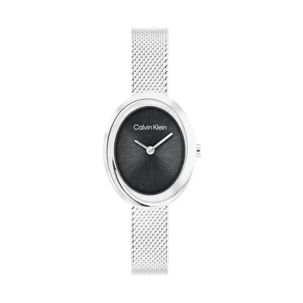 Calvin Klein Montre Calvin Klein Twisted Bezel 24 Noir