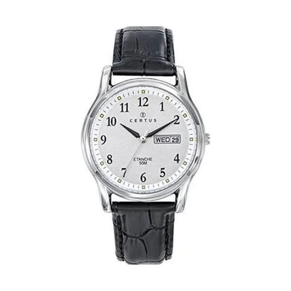 Certus Montre Certus en Cuir Noir