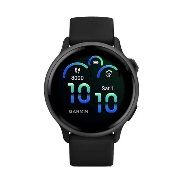 Garmin Montre Connectée Garmin Collection Vivoactive 6 en Silicone Noir