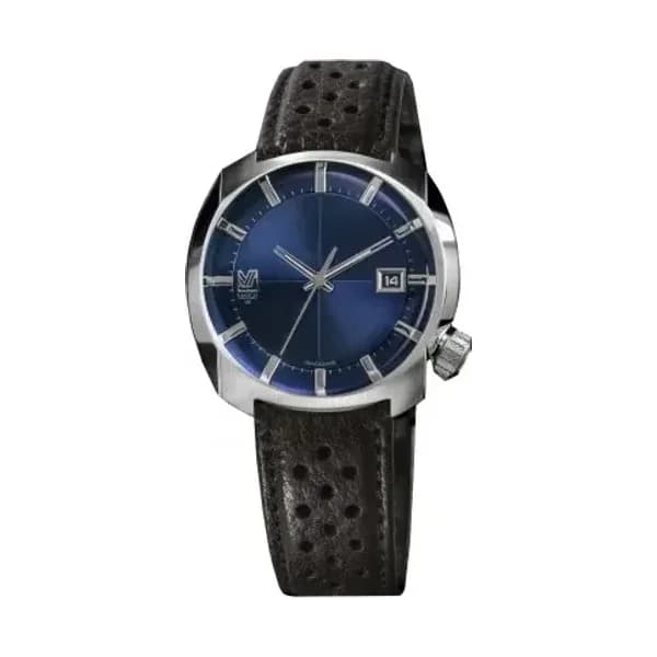 March LA.B Montre MARCH LA.B AM1 Electrique Cadran Ocean Bracelet Alligator