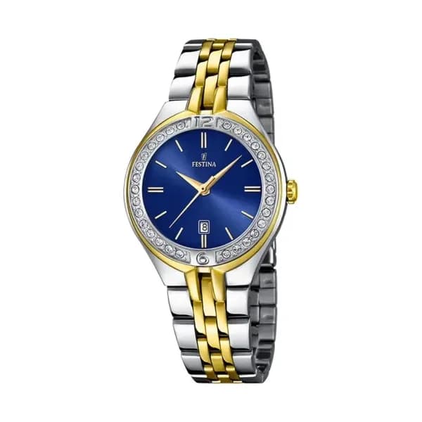 Festina Montre Festina en Acier et PVD Bicolore