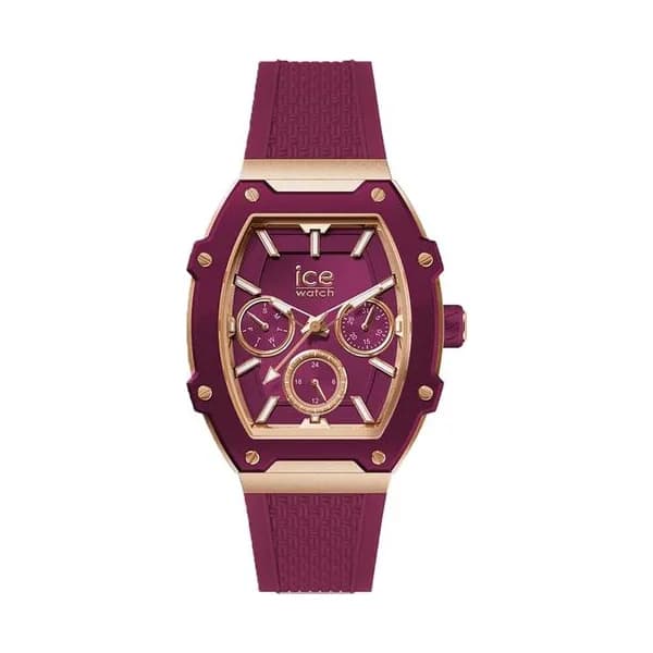 Ice Watch Montre Ice Watch Collection Ice Boliday en Silicone Rose