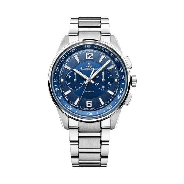 Jaeger-LeCoultre Montre Jaeger-LeCoultre Polaris Chronograph automatique cadran bleu bracelet acier 42 mm