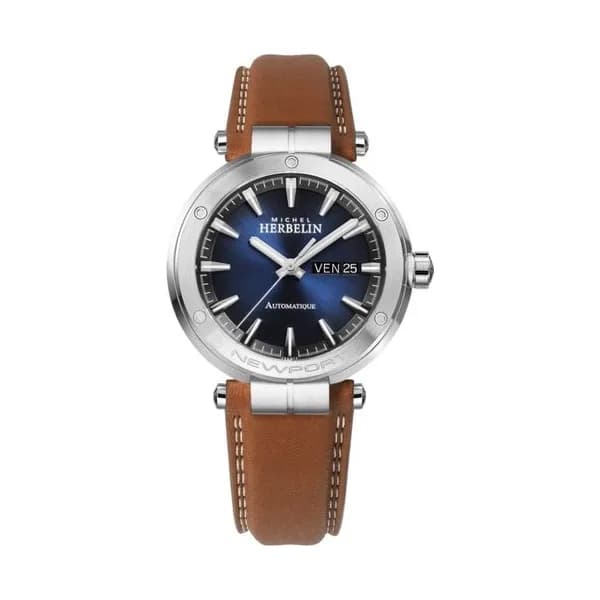 Michel Herbelin Montre Automatique Herbelin en Cuir