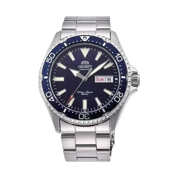 Orient Montre Automatique Orient Collection Mako III Mechanical Sports en Acier Argenté