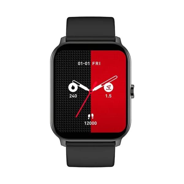 Smarty Montre Connectée Smarty Collection Team en Silicone Noir