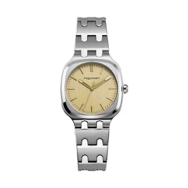 Pequignet Montre Pequignet Manufacture Concorde 30 mm Quartz Cadran Champagne - 9042423