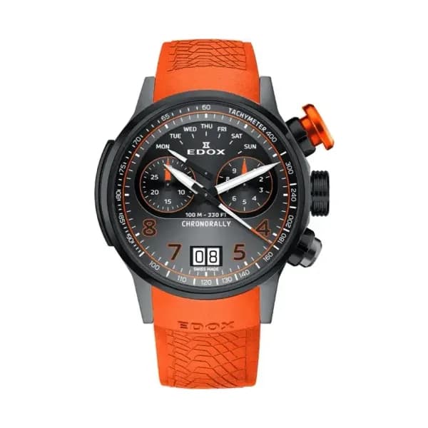 Edox Montre Chronorally Chronograph 45 38003-TINGNOCAO-GNO