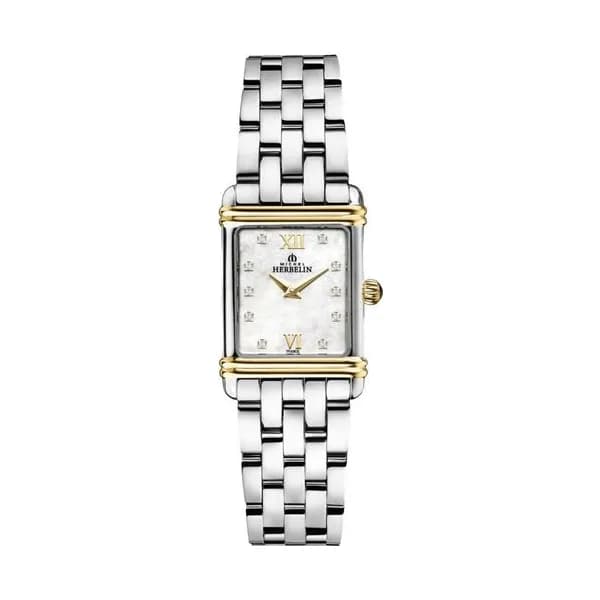 Michel Herbelin Montre michel herbelin Art déco Acier et PVD Doré - 17478/T59B2