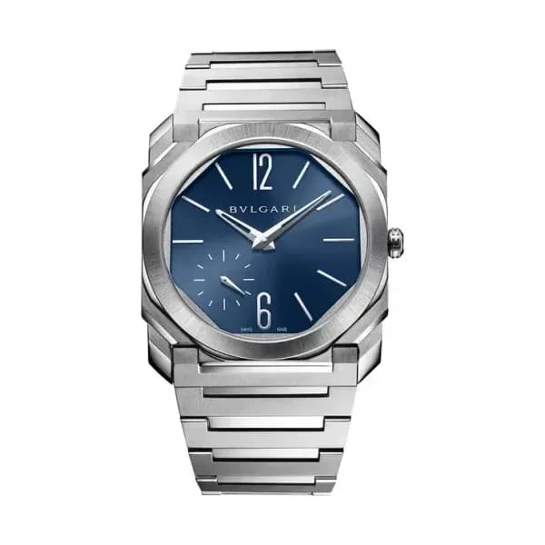 Bulgari Montre automatique Mixte Octo Bleu