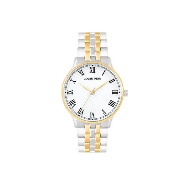 Louis Pion Montre quartz Homme Hector Blanc