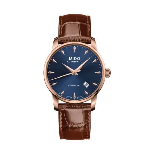 Mido Montre Mido Baronccelli Midnight Blue Gent 38 mm- M8600.3.15.8