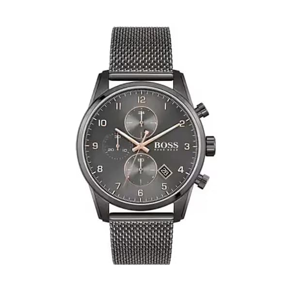 Hugo Boss Montre Analogique Homme Boss Acier Gris 1513837