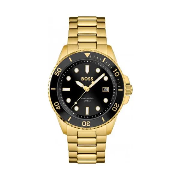 Hugo Boss Montre Boss Collection Ace en Métal Doré
