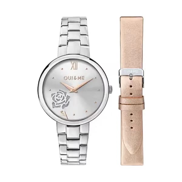 Catégorie Montres Coffret Oui&Me Montre Femme OUI&ME en Acier Gris