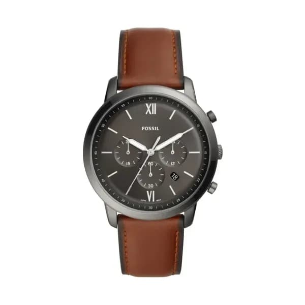 Fossil Montre Analogique Homme Fossil Cuir Marron FS5512