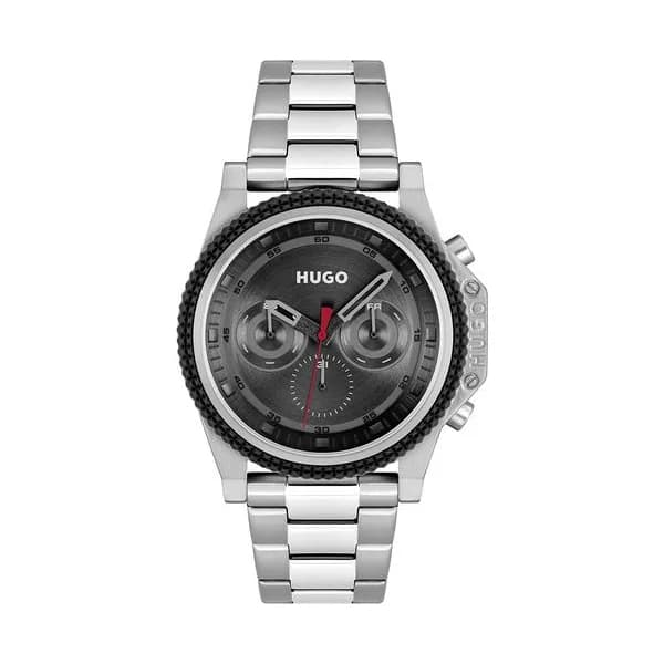 Hugo Montre Hugo Collection #Brave en Acier Argenté