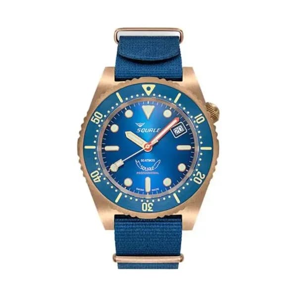 Squale Montre 1521 Bronze 1521BRONBL.NB20