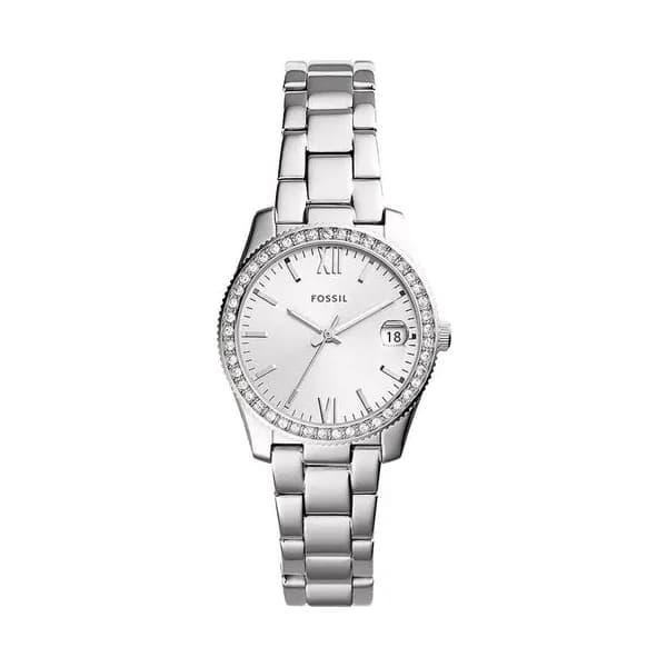 Fossil Montre Femme FOSSIL SCARLETTE MINI en Acier Gris Etanche