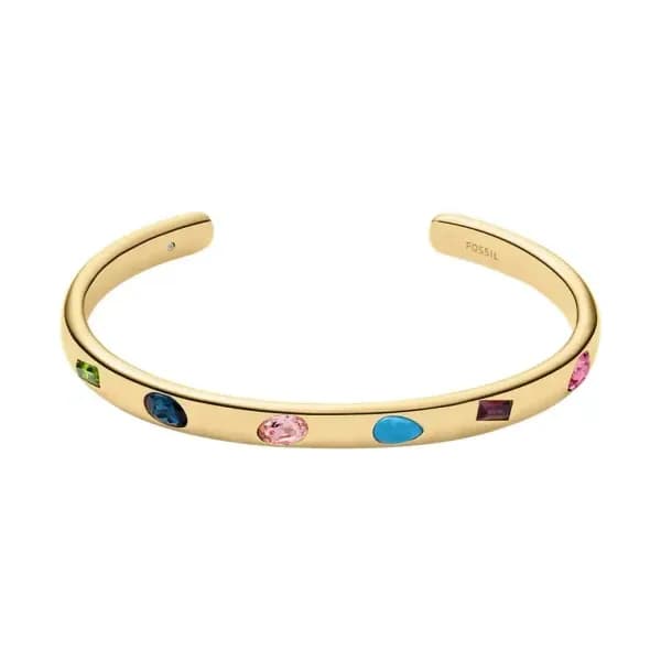 Fossil Demi-jonc Femme Good luck Doré