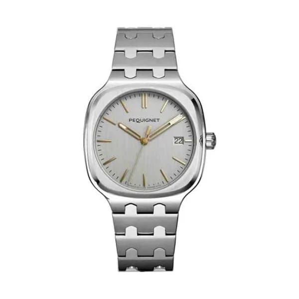 Pequignet Montre Pequignet Manufacture Concorde Automatique Cadran Argent - 9040333
