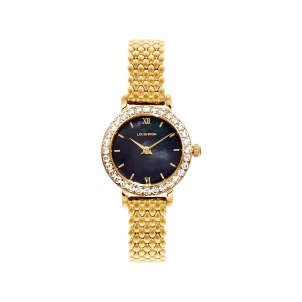 Louis Pion Montre quartz Femme Grace Noir