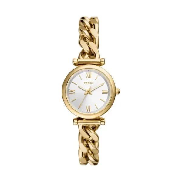 Fossil Montre Fossil Collection Carlie en Acier et PVD Doré