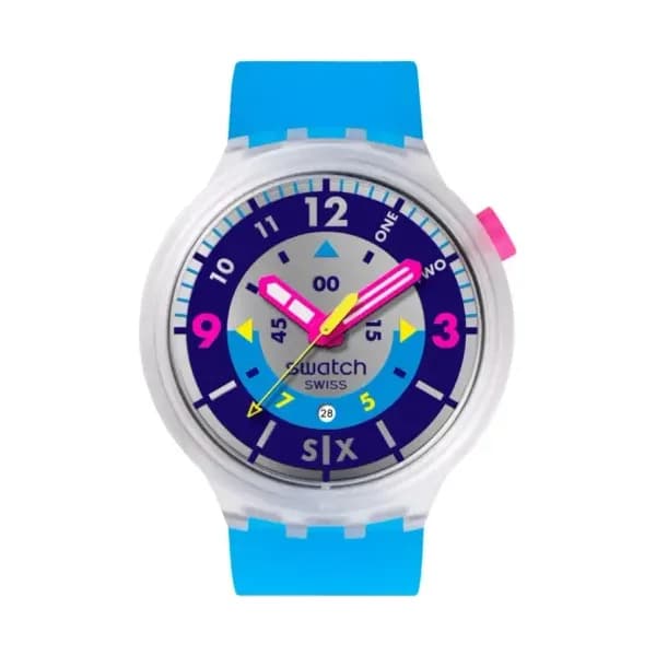 Swatch Montre Neon Hielo SB01K400