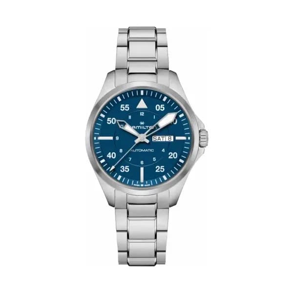 Hamilton Montre automatique Homme Khaki aviation Bleu