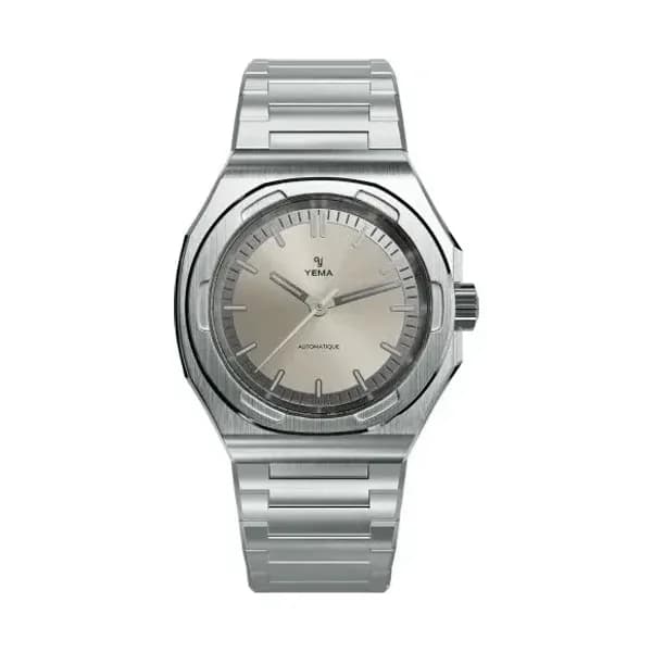 Yema Montre Yema Urban Traveller Cadran Ivoire Bracelet Acier