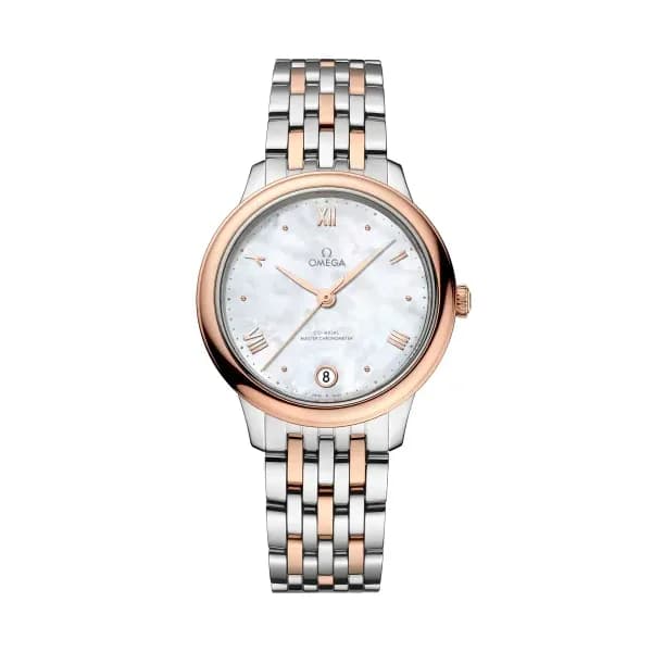 Omega De Ville 34 mm, acier - or « Sedna™ » sur acier - or « Sedna™ »