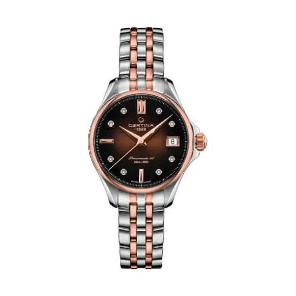 Certina Montre Certina DS Action Lady Powermatic 80 Automatique Cadran Marron