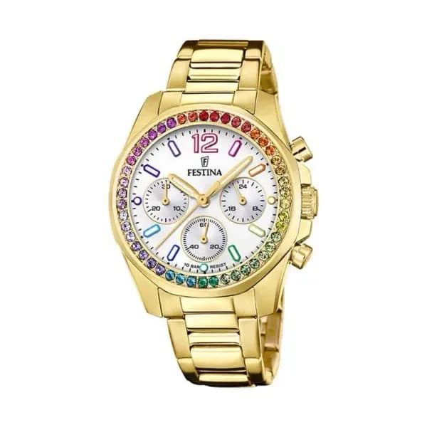 Festina Montre Boyfriend Rainbow Multicolore Noir F20609/3