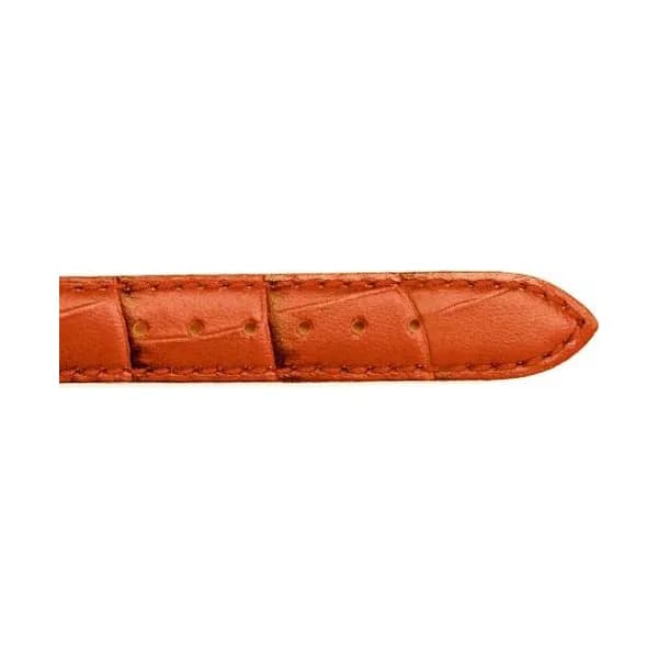 null Bracelet Montre veau façon croco Orange Sirèna - 25625-22