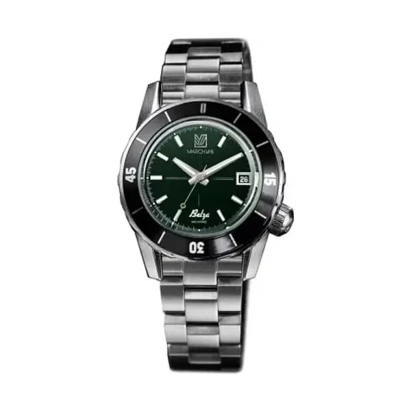 March LA.B Montre MARCH LA.B Belza Automatique Cadran Grall Bracelet Acier