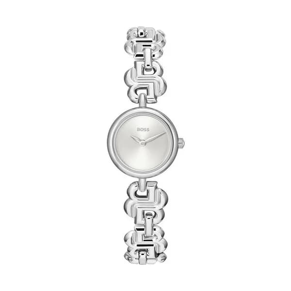 Hugo Boss Montre Boss Collection Double B Dressy en Acier Argenté