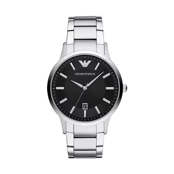 Emporio Armani Montre Analogique Homme Emporio Armani Acier Gris AR11181