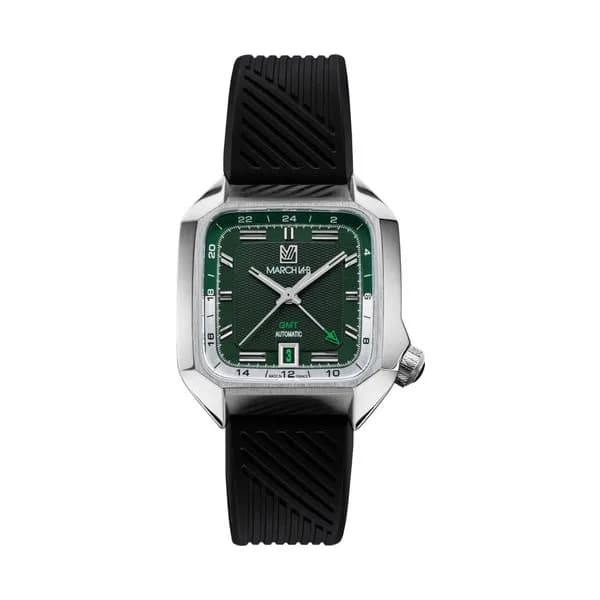 March LA.B Montre March LA.B AM2 GMT Automatique Grall bracelet silicone 39 mm