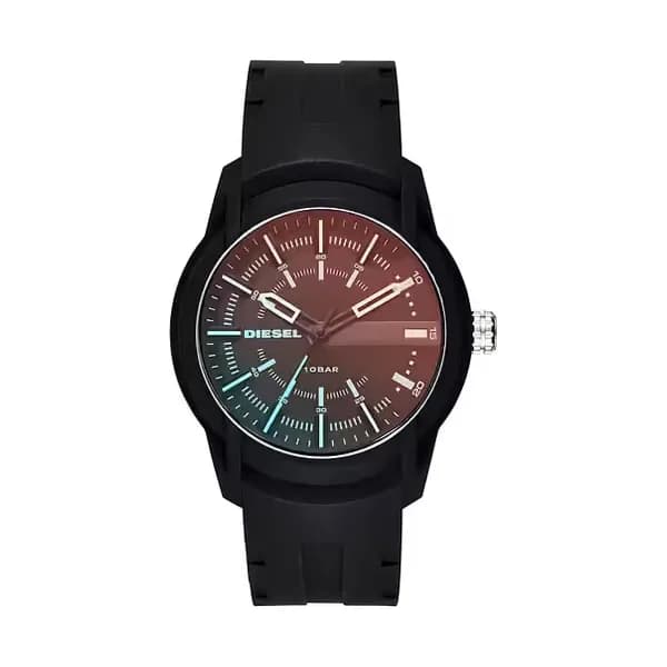 Diesel Montre Femme DIESEL en Silicone Noir Etanche