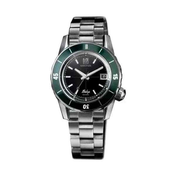 March LA.B Montre MARCH LA.B Belza Automatique Cadran Mars Bracelet Acier