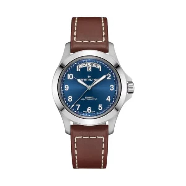 Hamilton Montre automatique Homme Khaki field Bleu