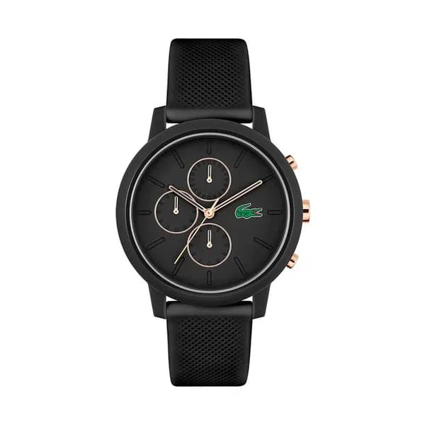 Lacoste Montre Lacoste Collection 12.12 Chrono en Silicone Noir