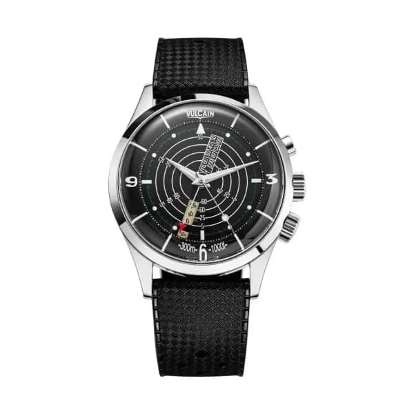 Vulcain Nautical Black White Luminova