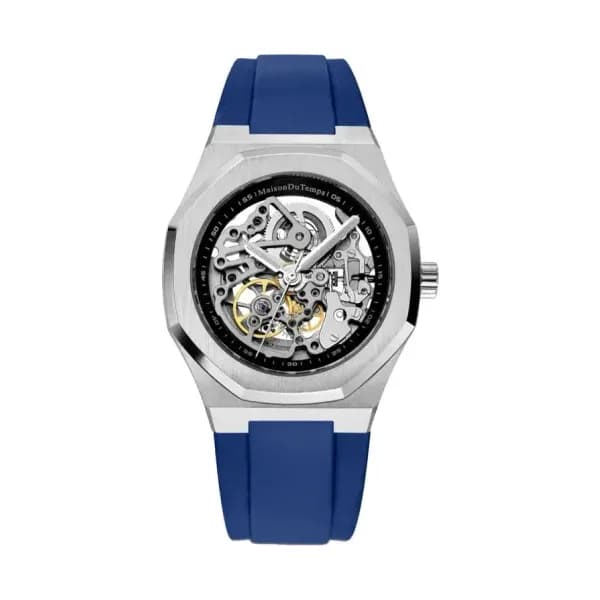 Maison du Temps Montre MTBeta Skeleton Silicone Bleu