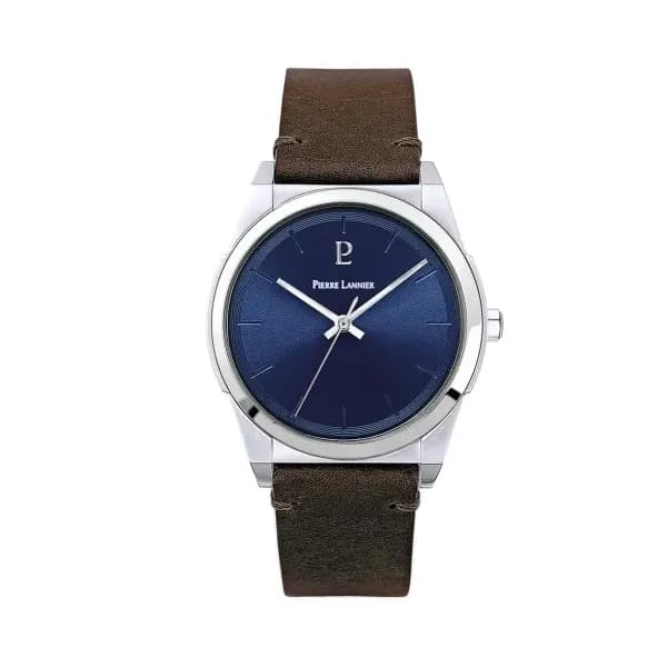 Pierre Lannier Montre quartz Homme Candide Bleu foncé