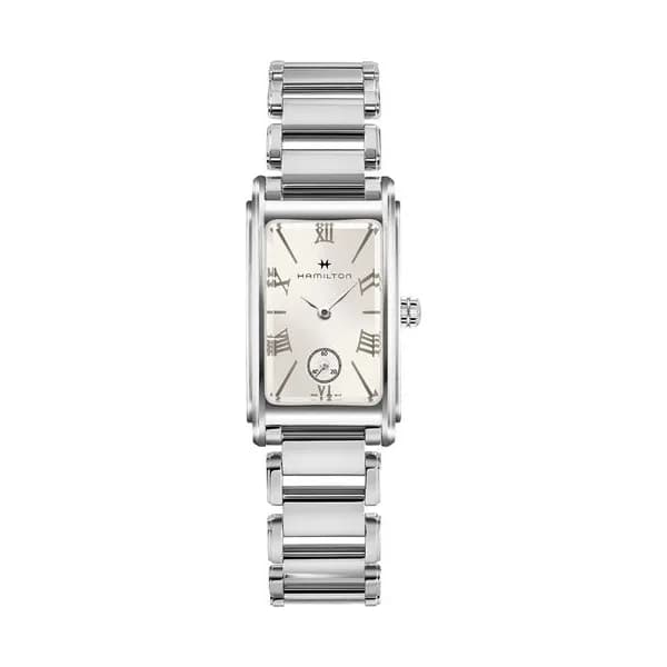 Hamilton Montre Hamilton American Classic Ardmore cadran argenté bracelet acier 18,7 x 27 mm