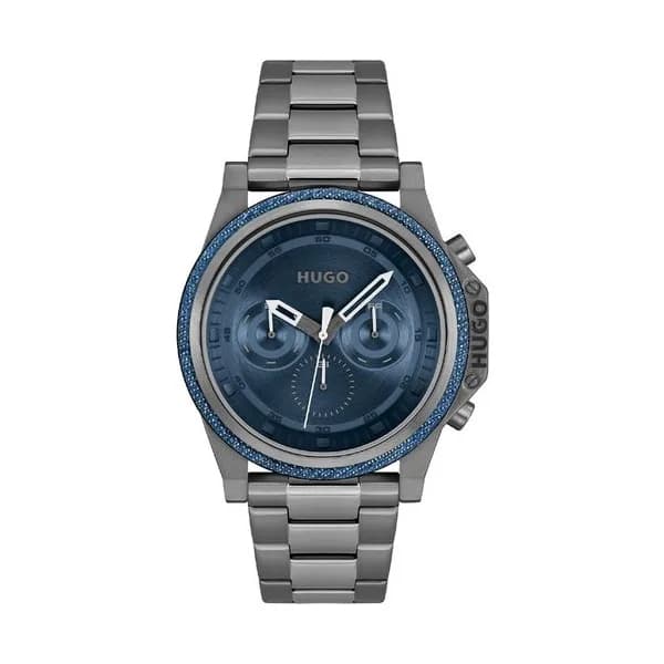 Hugo Montre Hugo Collection #Brave en Acier et PVD Gunmétal