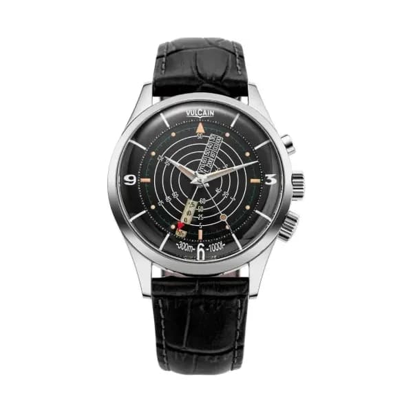 Vulcain Nautical Black Beige Patina