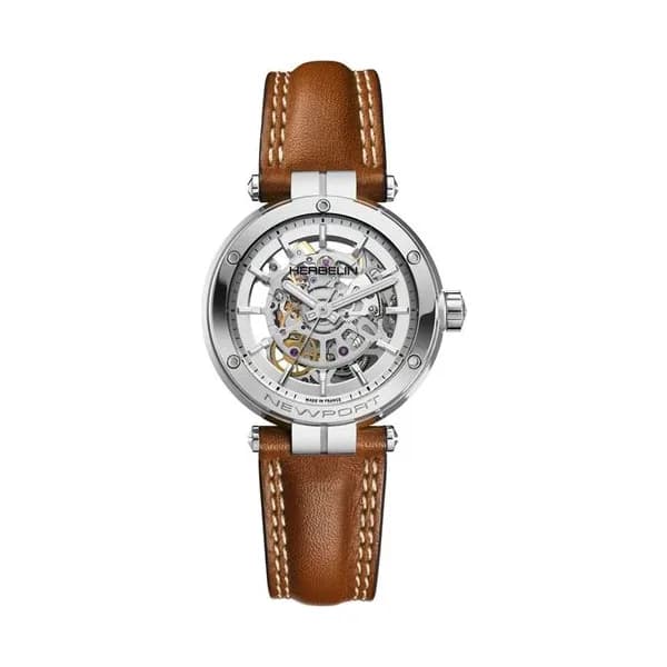 Michel Herbelin Montre Herbelin Newport Automatic Skeleton Homme Automatique Squelette - 1658SQ12GD