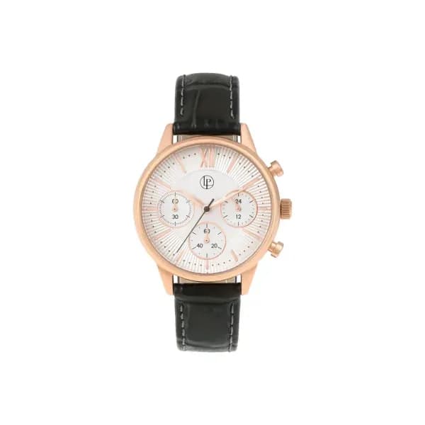 Louis Pion Montre quartz Femme Augustine Argenté, Blanc